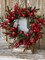 Winterberry and Pine Wreath | 28" - Christmas Holiday Elegant Door Decoration - Holiday Tree